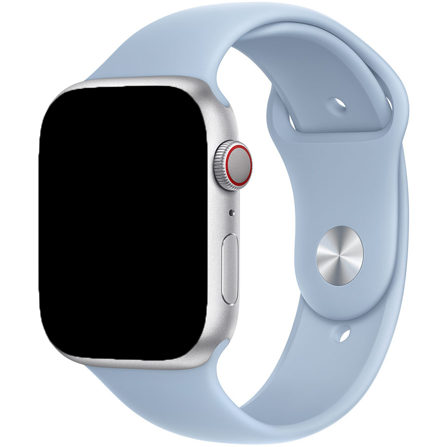 Apple Watch sport band (zachtblauw)